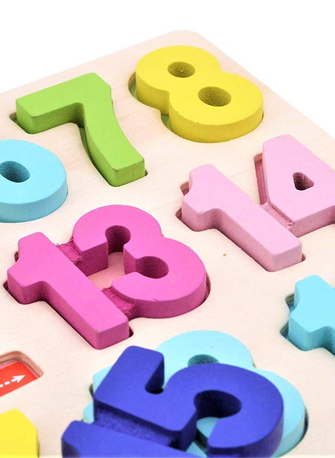 Lazy Toddler Wooden Alphabets And Number Puzzle Board - Image 2