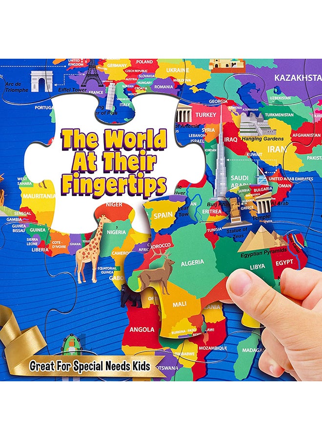 54-Piece World Map Floor Puzzle - v1632381985/N32601514A_4