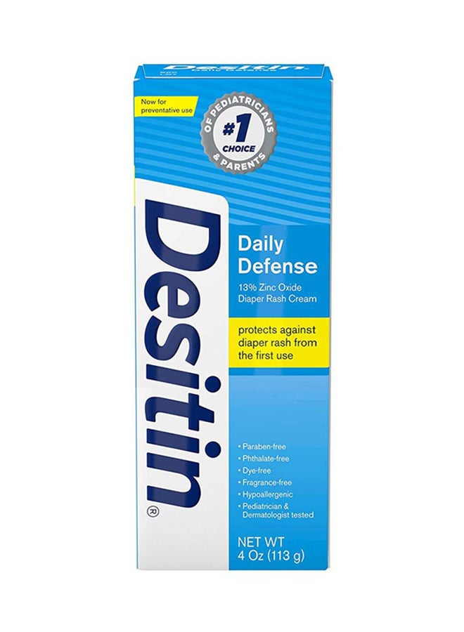 Desitin Daily Defense Diaper Rash Cream With 13% Zinc Oxide - Image 1