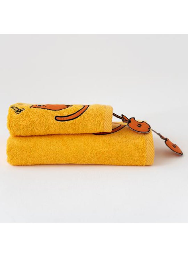 Milk & Moo 2-Piece Tombish Cat Pattern Towel Set  - Image 4
