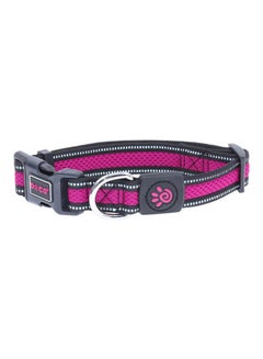 Dual Layer Air Mesh Collar With Refective Thread / M Pink