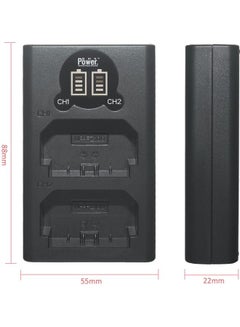 DMK Power FZ100 Mini Dual Charger for Sony Alpha9/A9/9R/9S Black  - Image 3