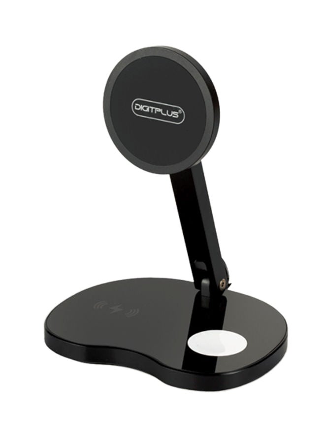 ديجيتبلس شاحن لاسلكي 3 في 1 أسود - Image 1