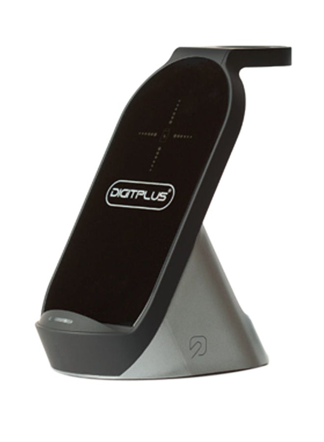 ديجيتبلس شاحن لاسلكي 3 في 1 أسود - Image 1