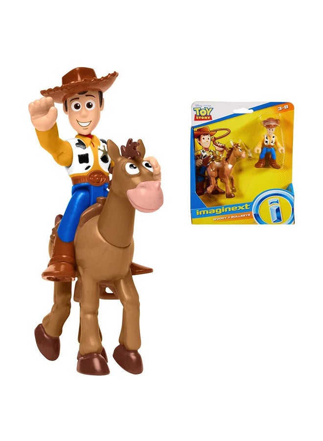 Toy Story - Disney And Pixar 3 Figure Woody With Bullseye - Image 1