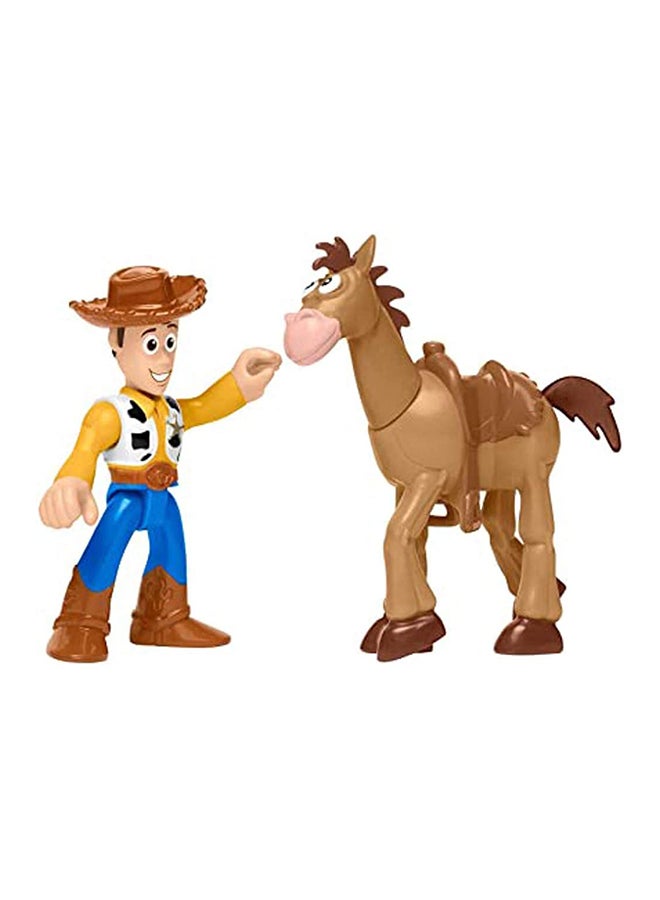 Toy Story - Disney And Pixar 3 Figure Woody With Bullseye - Image 1