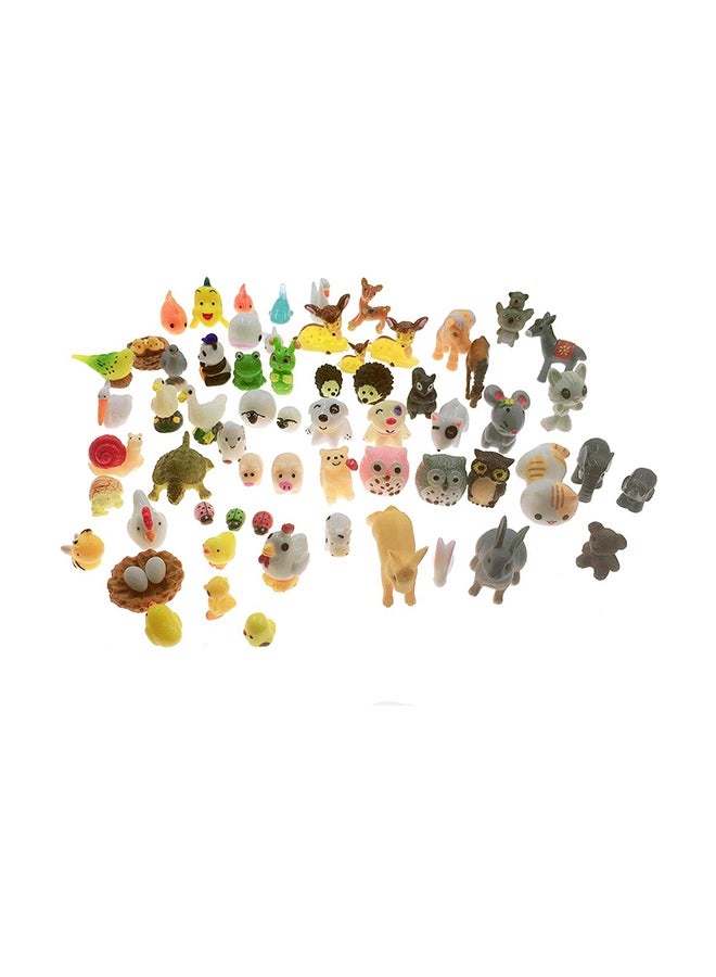 SIX VANKA - Miniature Animals 65 Piece Mini Resin Decoration Set - Image 1