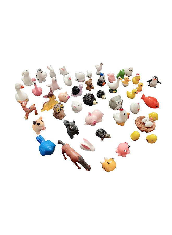 SIX VANKA - Miniature Animals 65 Piece Mini Resin Decoration Set - Image 1