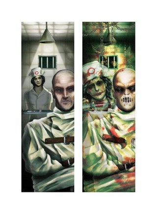 Asylum Lenticular Sign Multicolour 37 x 11 1/2inch - v1632386785/N51011837A_1