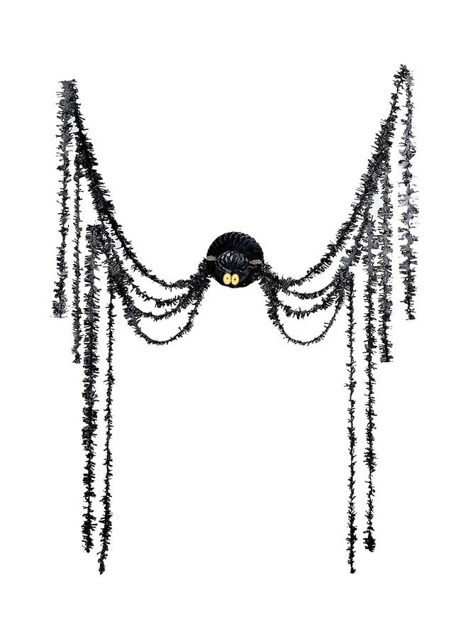 أمسكان قطعة زينة قرص عسل وشرابة الكل في واحد بتصميم عنكبوت