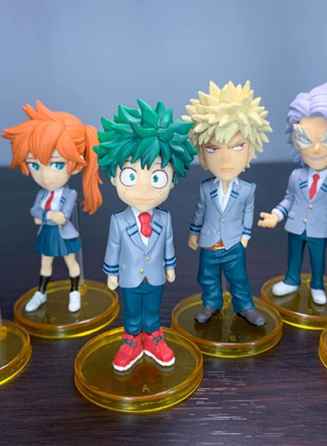 بانبريستو مجموعة مجسمات لشخصيات الأكشن من مسلسل "My Hero Academia" مكونة من 6 قطع. 2.75بوصة - Image 2