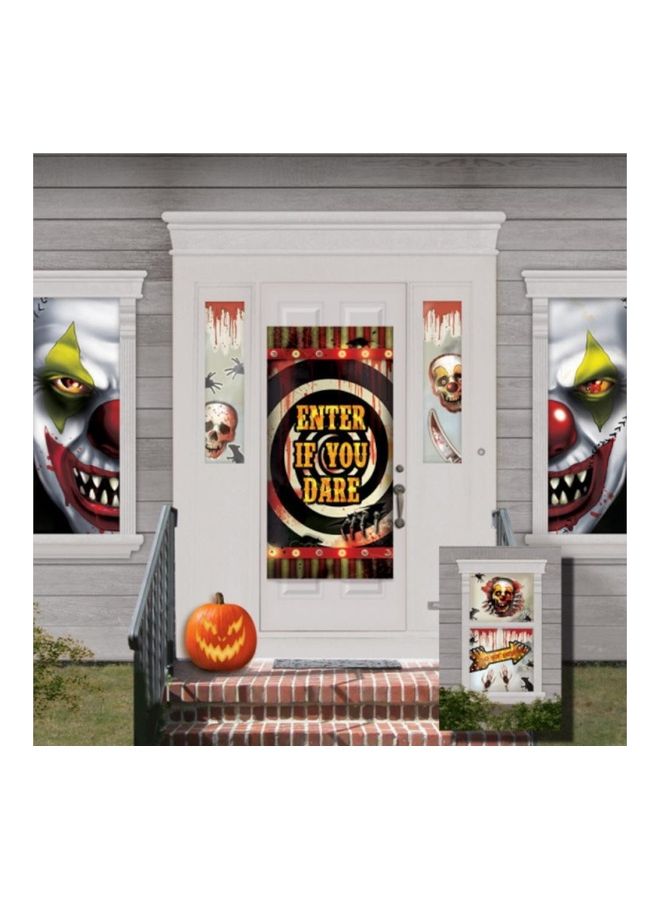 Amscan 33-Piece Creepy Carnival Scene Setter Decorating Kit Multicolour