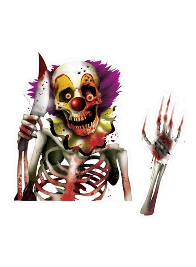 Amscan Creepy Carnival Car/Glass Grabber Multicolour 60 x 30cm