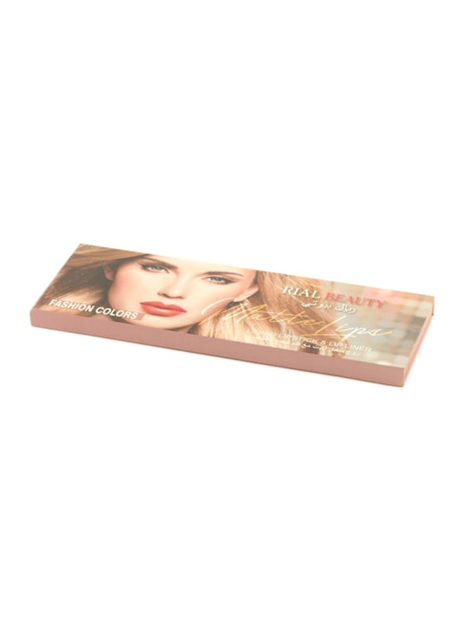 RIAL BEAUTY - Fashion Colours Liquid Lipstick And Lip Liner Box Multicolour - Image 1