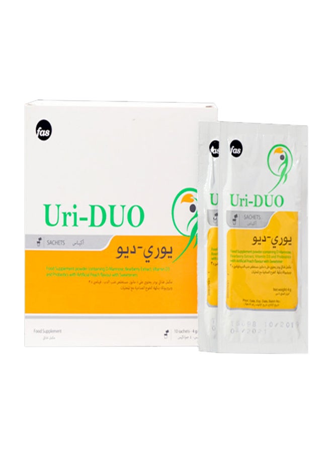 فاس مكملٌ غذائي Uri-Duo يحتوي على 10 أكياس لدعم صحة المسالك البوليةِ .  - Image 2