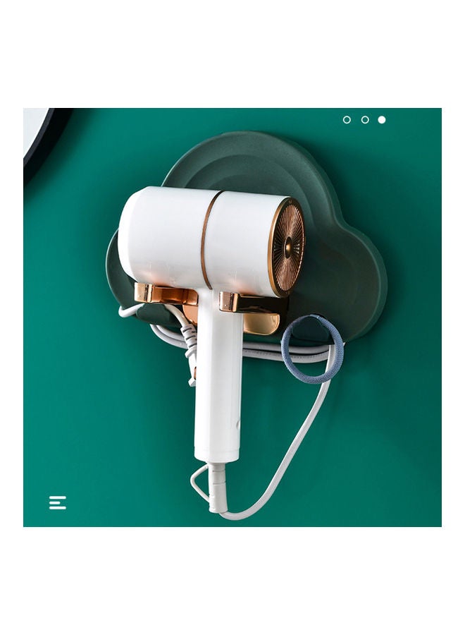Wall Mounted Hair Dryer Holder Orange/Silver 24x6x10cm - Image 4