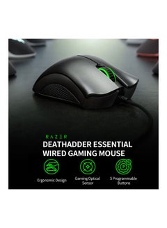 Razer DeathAdder Essential Wired Gaming Mouse Ergonomic Mice with 6400DPI Optical Sensor 5 Programmable Buttons Black (2021 Version) - v1632389590/N51013684A_7