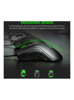 RAZER Razer DeathAdder Essential Wired Gaming Mouse Ergonomic Mice with 6400DPI Optical Sensor 5 Programmable Buttons Black (2021 Version) Black  - Image 3