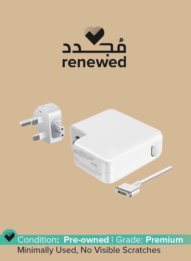 Apple Renewed - 45W MagSafe 2 Power Adapter For MacBook Air White  - Image 1