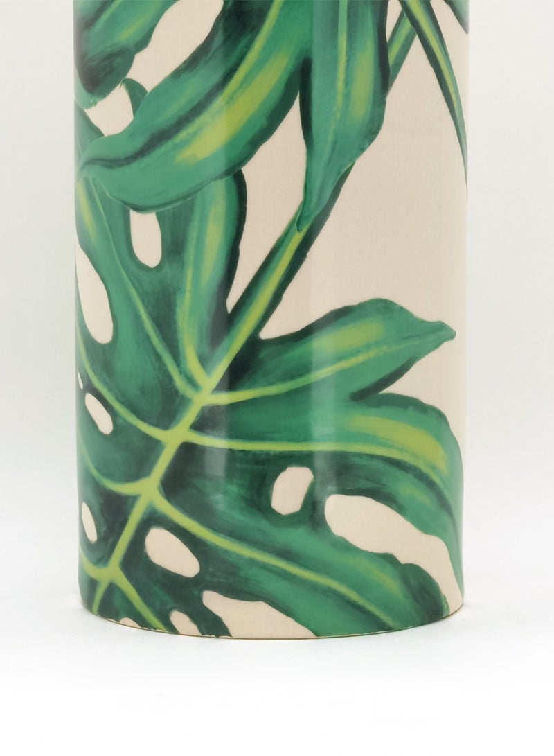 Switch Beautiful Designs Ceramic Vase Unique Luxury Quality Material For The Perfect Stylish Home N13-004 White/Green - Image 5
