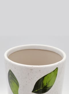 Switch Elegant Design Ceramic Vase Unique Luxury Quality Material For The Perfect Stylish Home N13-150 White/Green  - Image 4