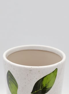Switch Elegant Design Ceramic Vase Unique Luxury Quality Material For The Perfect Stylish Home N13-152 White/Green  - Image 4