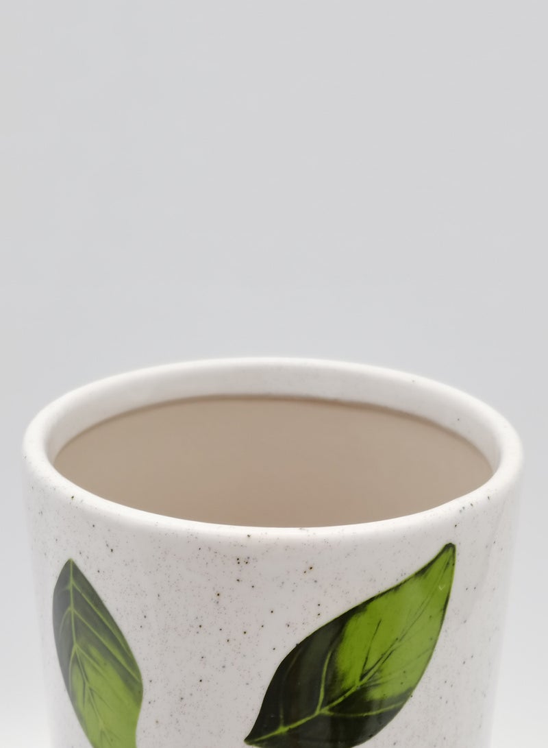 Switch Elegant Design Ceramic Vase Unique Luxury Quality Material For The Perfect Stylish Home N13-152 White/Green  - Image 4
