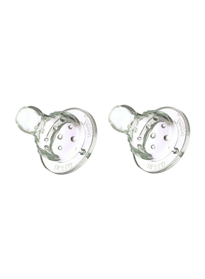 Set Of 2 Slow Flow Silicone Teats