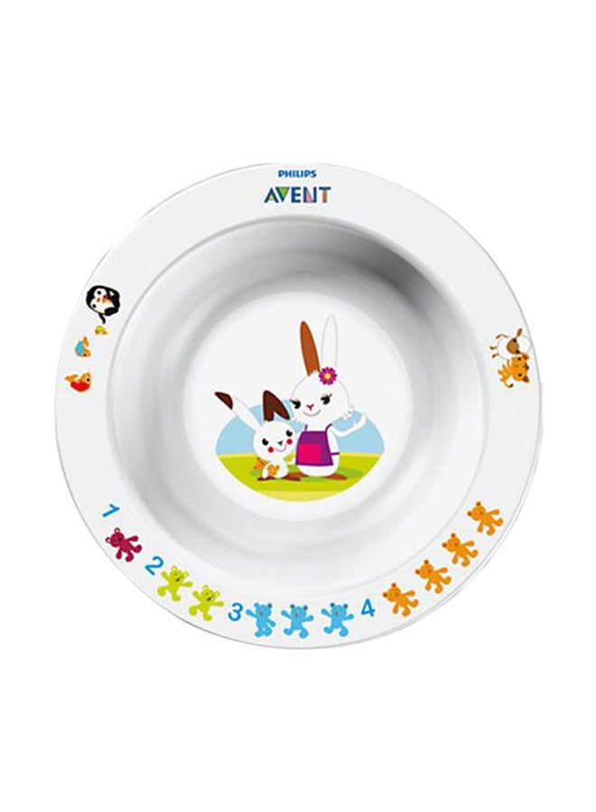 PHILIPS AVENT Toddler Bowl - White/Blue/Green  - Image 1