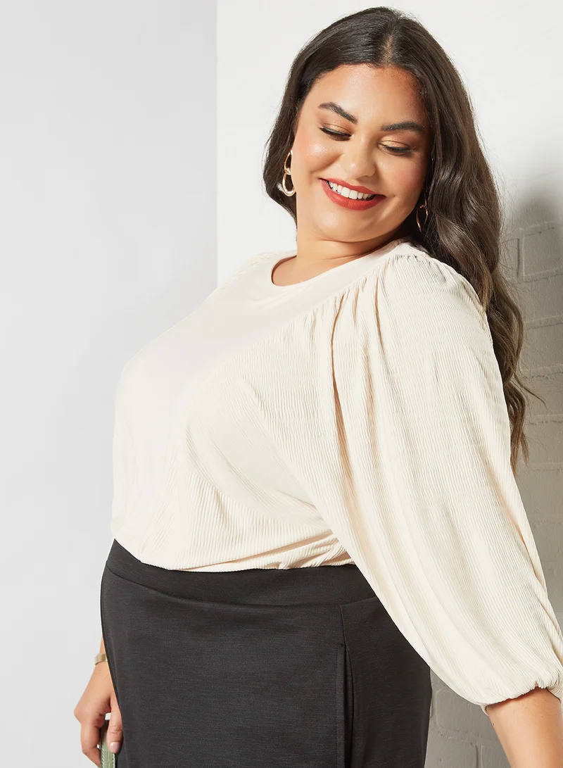 Vero Moda Curve Curve Essential Blouse Beige