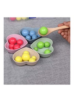 XiuWoo Wooden Beads Math Cards Counting Toy One size  - Image 4