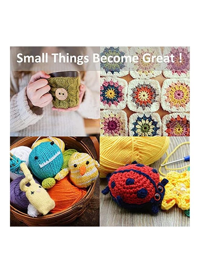 XiuWoo 12-Piece DIY Kids Sewing Thread Hand Craft Knitting Crochet Yarn - Image 4