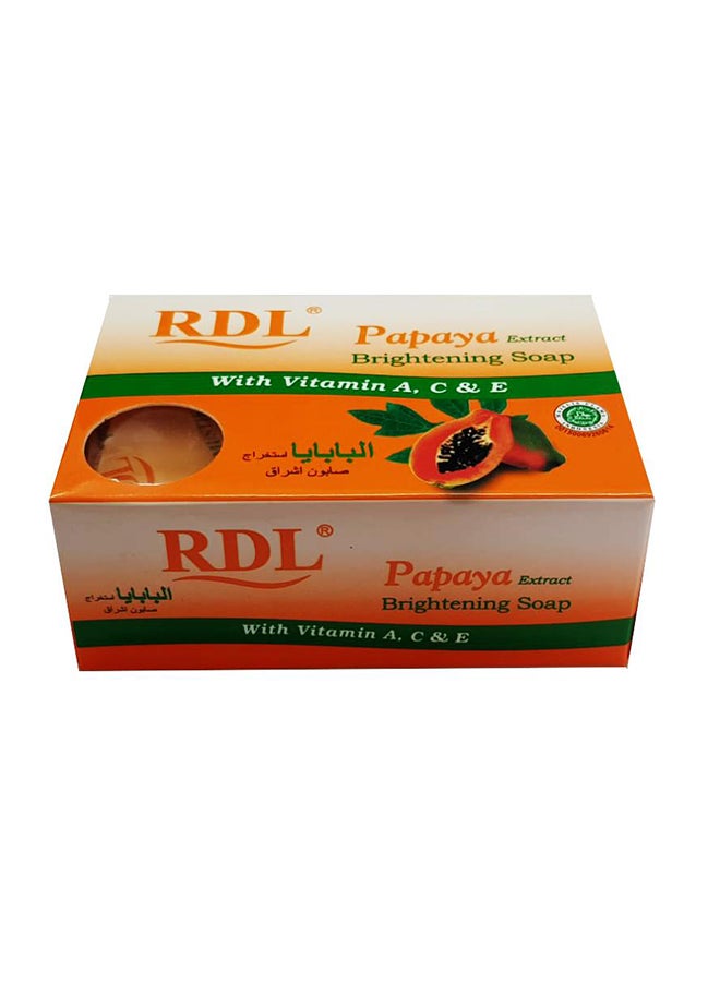 ار دي ال صابون تفتيح بخلاصة البابايا من 4 قطع 135x4جرام  - Image 1