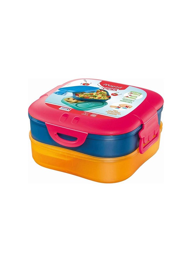 Maped Picnik 3 Compartment Lunch Box Multicolour 