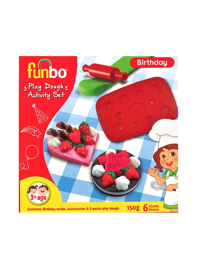 Play Dough Birthday Activity Set Multicolor