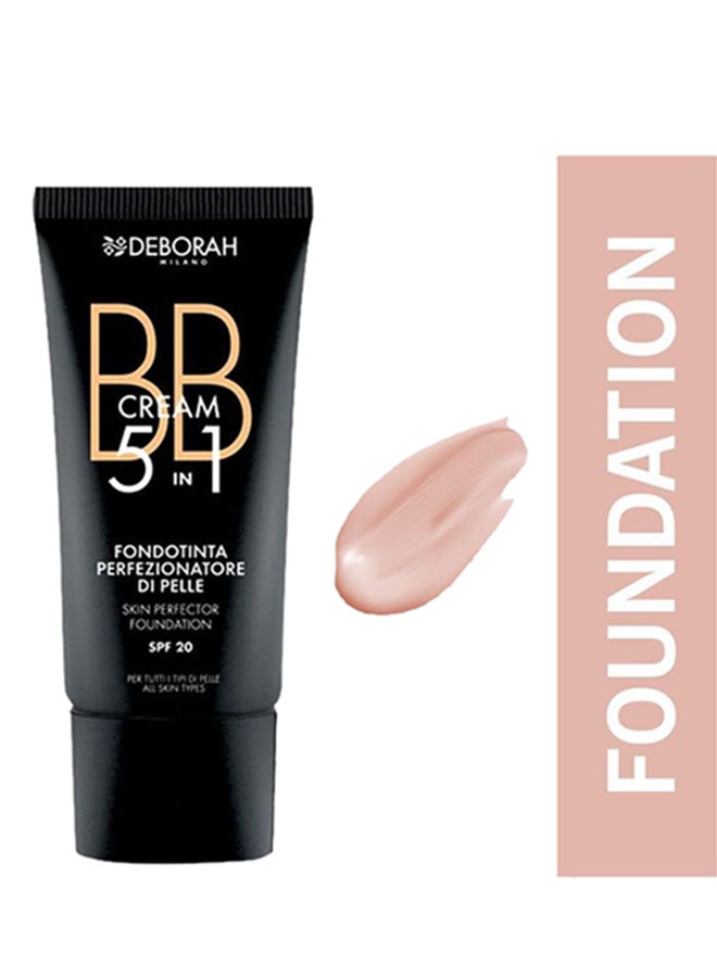 DEBORAH MILANO - 5 in 1 BB Cream 30mL 01 Fair - Image 1