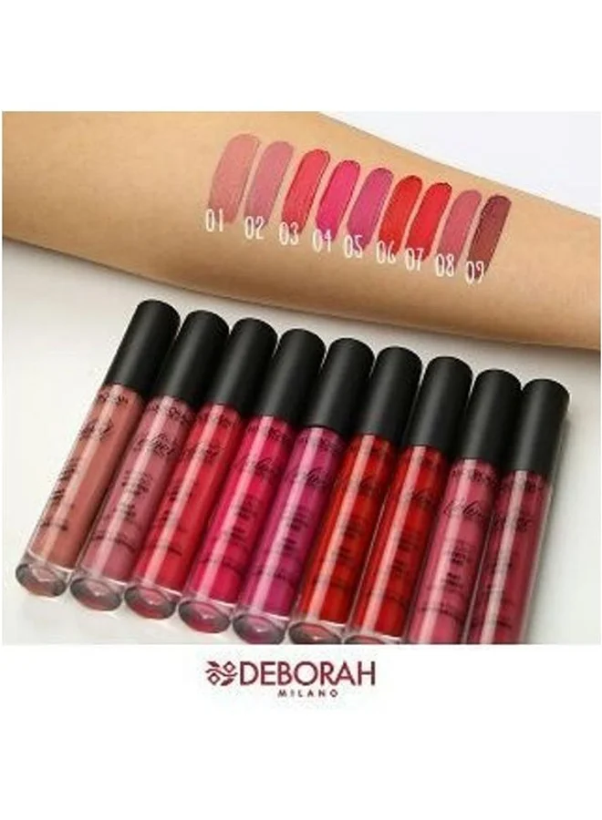 DEBORAH MILANO Fluid Velvet Mat Lipstick Pink