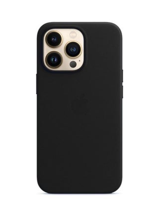 Artificial Leather Protective Case Cover For iPhone 13 Pro Max Black - v1632398852/N51017204A_1