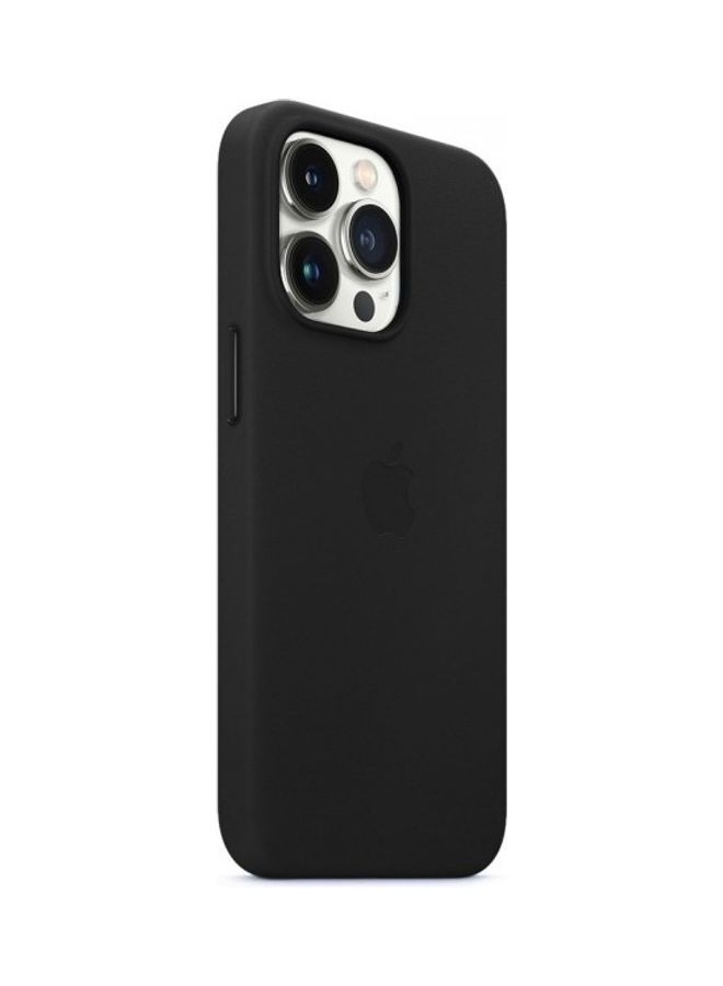 Artificial Leather Protective Case Cover For iPhone 13 Pro Max Black