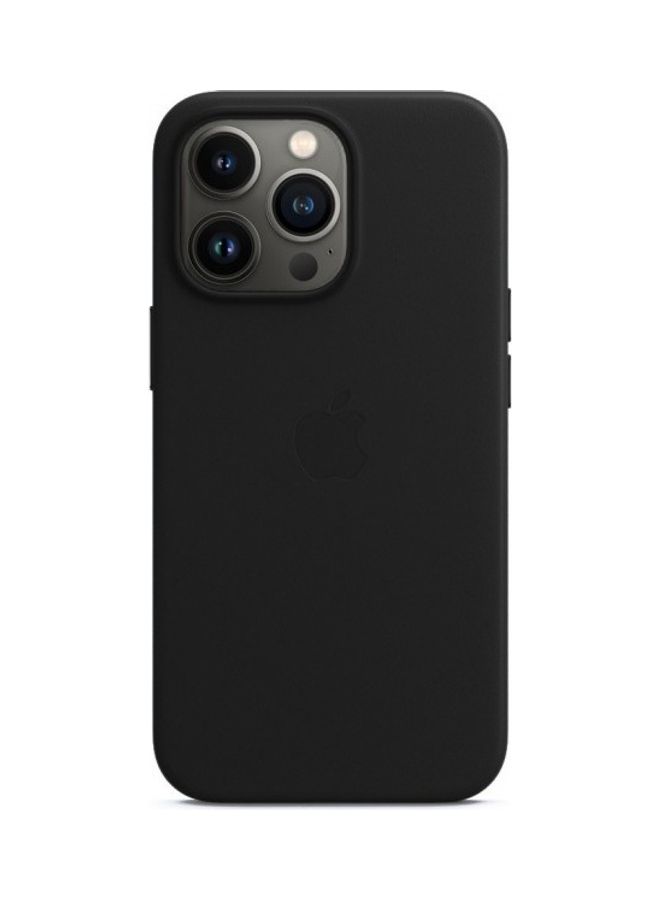 Artificial Leather Protective Case Cover For iPhone 13 Pro Max Black