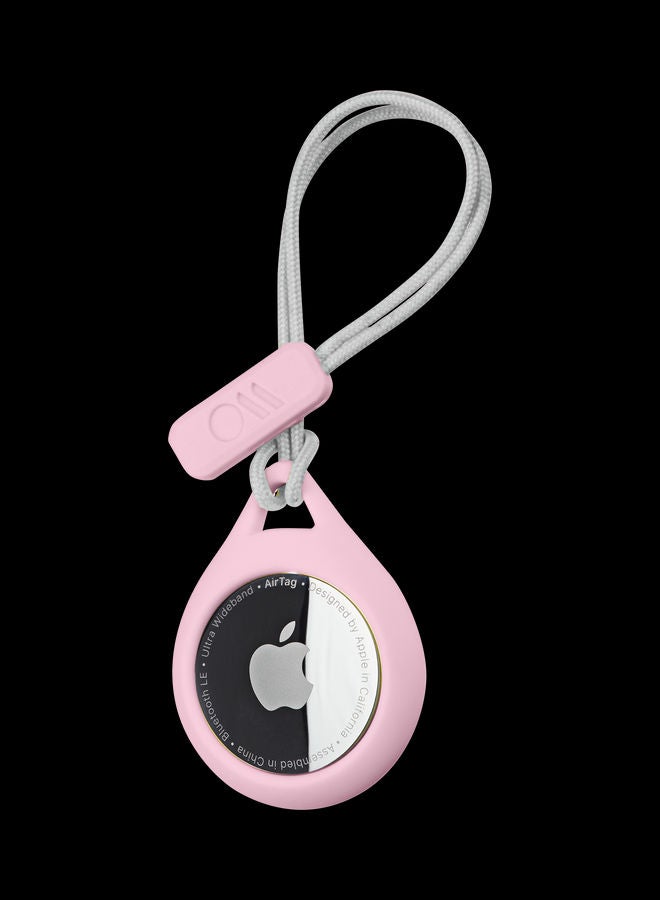CASE-MATE Tough Sport Apple AirTag Case With Strap Blush  - Image 1