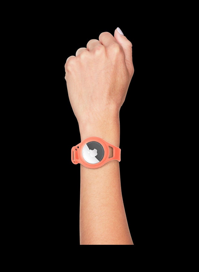 CASE-MATE - Apple AirTag Kids Bracelet Coral - Image 1