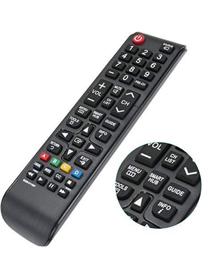 O Ozone - Universal Remote Control Compatible with Samsung TV, Replacement Remote LED LCD Plasma 3D Smart TVs BN59-01199F Black - Image 1