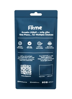 FITME 2-Piece Silicone Case for Apple AirTag Black/Blue  - Image 5