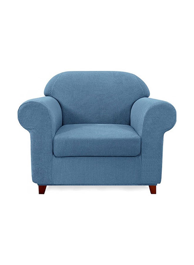 MTL Single Stretch Sofa Cover Blue 90x140cm - Image 1