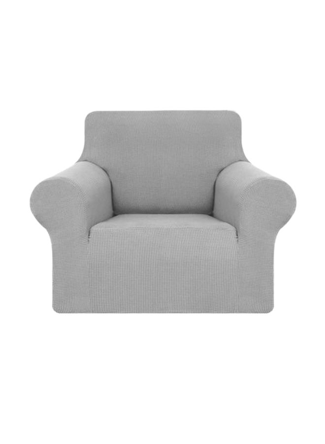 MTL - Single Stretch Sofa Cover Light Grey 90x140cm - Image 1