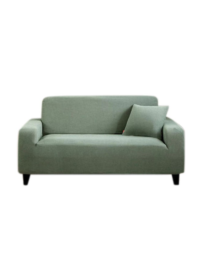 MTL Double Seater Stretch Sofa Cover Green 145x185cm  - Image 1