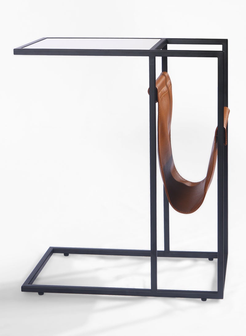 Switch - Side Table - In Black/Brown - Used Next To Sofa As Coffee Corner Black/Brown 315*550*650mm - Image 1