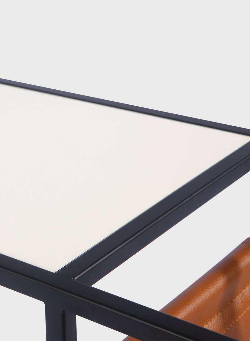 Switch - Side Table - In Black/Brown - Used Next To Sofa As Coffee Corner Black/Brown 315*550*650mm - Image 1