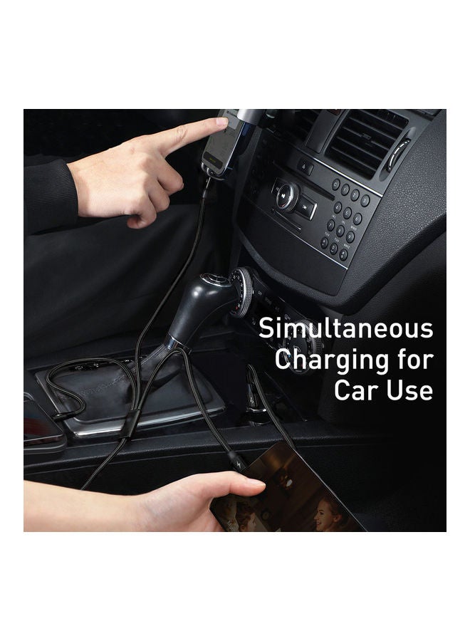 3-In-1 Fast Charging Cable Black